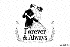 Forever &amp; Always SVG | SVG Cut files | Cricut Product Image 1