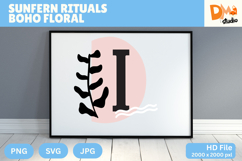 Sunfern Rituals Boho Floral Monogram Product Image 1