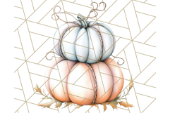 Fall Pumpkin Clipart PNG, Autumn Pumpkins, Jewel Tones Png Product Image 3