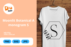 Moonlit Botanical Monogram Product Image 1