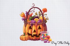 Halloween Trick Or Treat Bag Clipart PNG Product Image 1