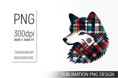 Cute Christmas Fox , Animal Sublimation Clipart PNG Product Image 1