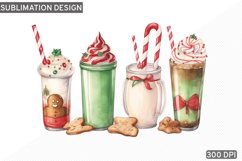 Christmas Coffee PNG Sublimation design Product Image 1
