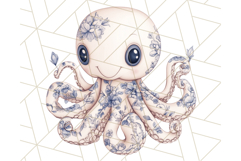 Blue Floral Stuffed Animal Clipart PNG, Cute Stuffed Animals Product Image 3