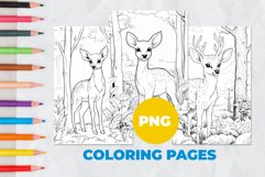 Deer Coloring Pages | Coloring book Product Image 1