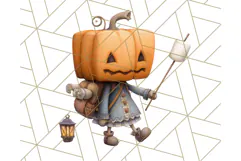 Midnight Monster Camp Out Clipart PNG, Halloween Png Product Image 3