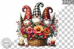 Christmas Gnome Sublimation - Clipart PNG Design Product Image 1