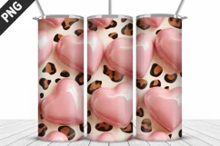 Valentines Love Skinny Tumbler PNG Wrap| Valentines Tumbler Product Image 4