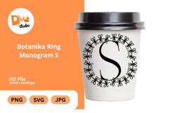 Botanika Ring Monogram Product Image 1
