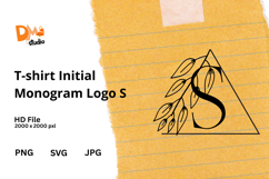 T-shirt Initial Monogram Logo Product Image 1
