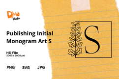 Publishing Initial Monogram Art Product Image 1