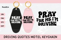 Funny Driving Motel Keychain SVG Vol.2 | Pray For Me Product Image 1