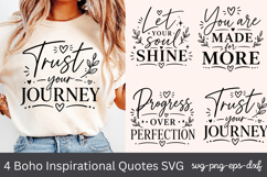 Boho Inspirational Quotes SVG Product Image 1