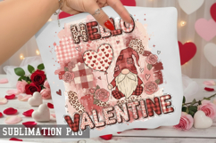 Hello valentine Sublimation PNG - Valentine Design Product Image 1