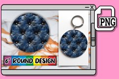 Quilted 3D Round Puff Circle Design Product Image 1