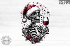 Christmas Skeleton Sublimation - Clipart PNG Bundle Product Image 12