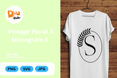 Vintage Floral Monogram Product Image 1
