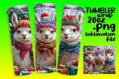 SOPHISTICATED 20oz Tumbler Template , Cute Xmas Product Image 1