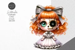 Halloween clipart, Doll clipart, Autumn clipart Product Image 1