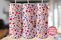 Floral Pattern Tumbler | Floral Tumbler Wrap Product Image 1