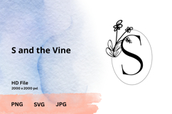 and the Vine Monogram Product Image 1