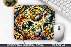 Halloween Rats Mouse Pad Sublimation,Halloween Mouse Pad PNG Product Image 1