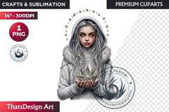 Traditional Christmas Clipart PNG, xmas sublimation, santa Product Image 1