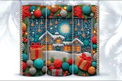 4 Christmas Seamless Tumbler Wrap 20 oz Product Image 4