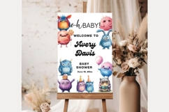 Baby Shower Welcome Sign Template 219 Product Image 1