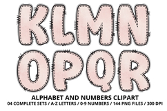 Easter Day Alphabet PNG - Letters &amp; Numbers Clipart 300 DPI Product Image 3