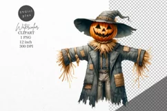 Halloween clipart, Scarecrow clipart, Autumn clipart Product Image 1