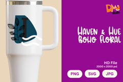 Haven &amp; Hue Boho Floral Monogram Product Image 1