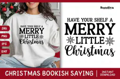 Christmas Bookish Quote SVG | Have Your Shelf a Merry Product Image 1