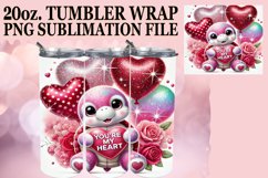 BLISSFUL SUNSETS 20oz TUMBLER WRAP, Valentines Product Image 1
