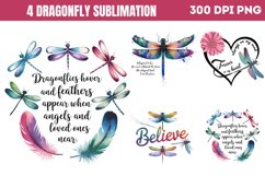 Dragonfly Sublimation Bundle PNG Product Image 3
