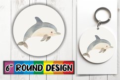 Circle Keychain Charm Product Image 1