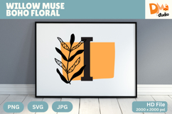 Willow Muse Boho Floral Monogram Product Image 1