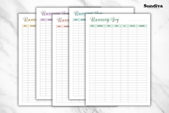 Running Log Tracker Editable Template 5 Colors Product Image 3