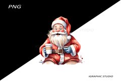 Funny Santa Claus Clipart, Christmas Clipart Product Image 1