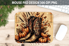 Boots Mouse pad Sublimation - Thanksgiving PNG Design Product Image 1