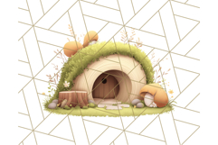 Woodland Forest Scene PNG Clipart, Fall Nature Elements Product Image 3