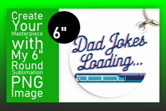 Cute Circle Design Coaster Template , Father&#039;s Day Product Image 1