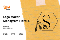 Logo Maker Monogram Floral Product Image 1