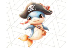 Cartoon Pirate Kids and Animals PNG Clipart for Fun Designs Product Image 3