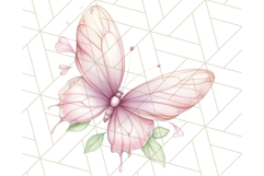 Pastel Fairies and Butterflies PNG, Spring Fantasy Clipart Product Image 3