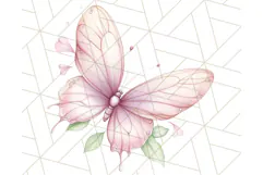 Pastel Fairies and Butterflies PNG, Spring Fantasy Clipart Product Image 3
