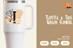 Thistle &amp; Tide Boho Floral Monogram Product Image 1