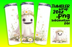 Joyful Spring Easter Ghost Tumbler Wrap: Sweet 20oz Product Image 1