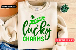Teaching Lucky Charms st Patrick's day SVG Design Product Image 1