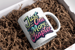 Just One Chapter PNG | Book Lover Sublimation Design | Funny Product Image 4